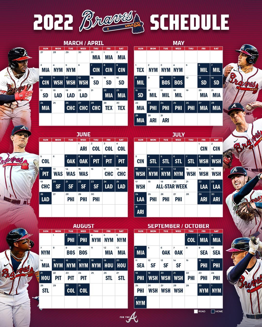Atlanta Braves Tv Schedule Printable