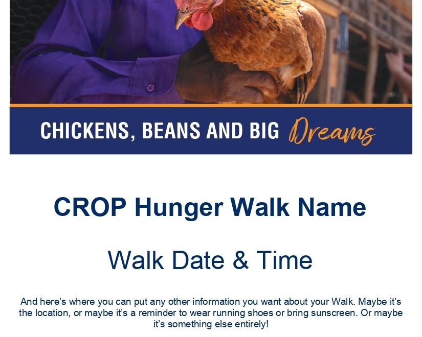 Bulletin Insert Editable CROP Hunger Walk Resources