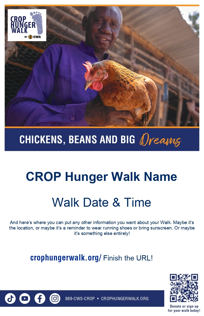 Bulletin Insert Editable CROP Hunger Walk Resources