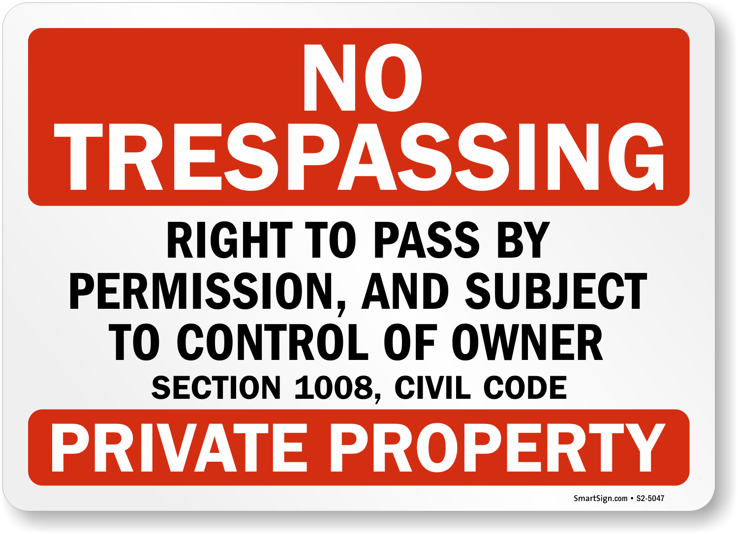Printable Private Property Signs