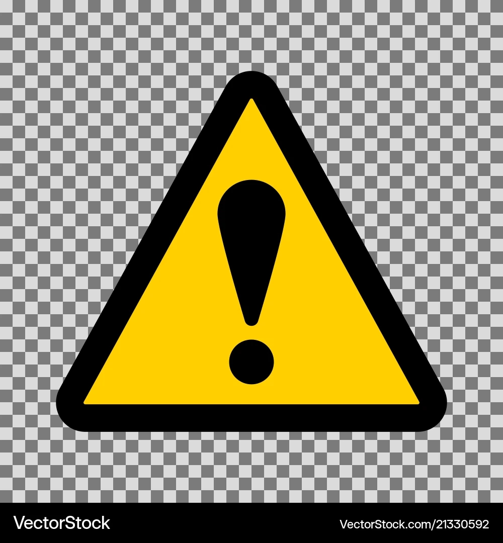 Caution Triangle Warning Sign Royalty Free Vector Image