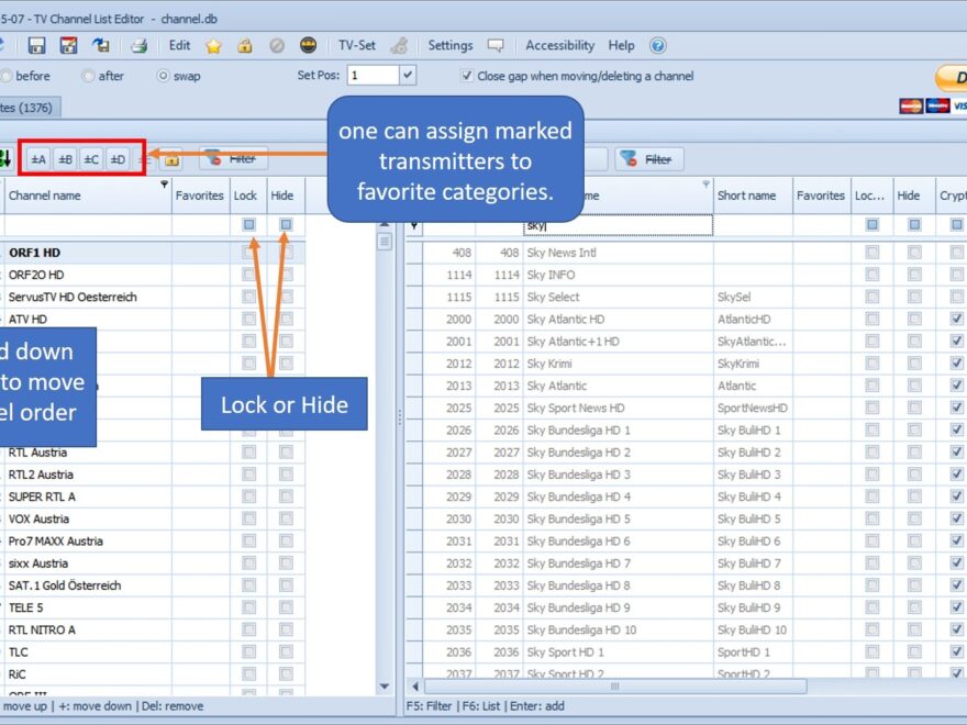ChanSort An Open Source Samsung Channel List PC Editor Tool