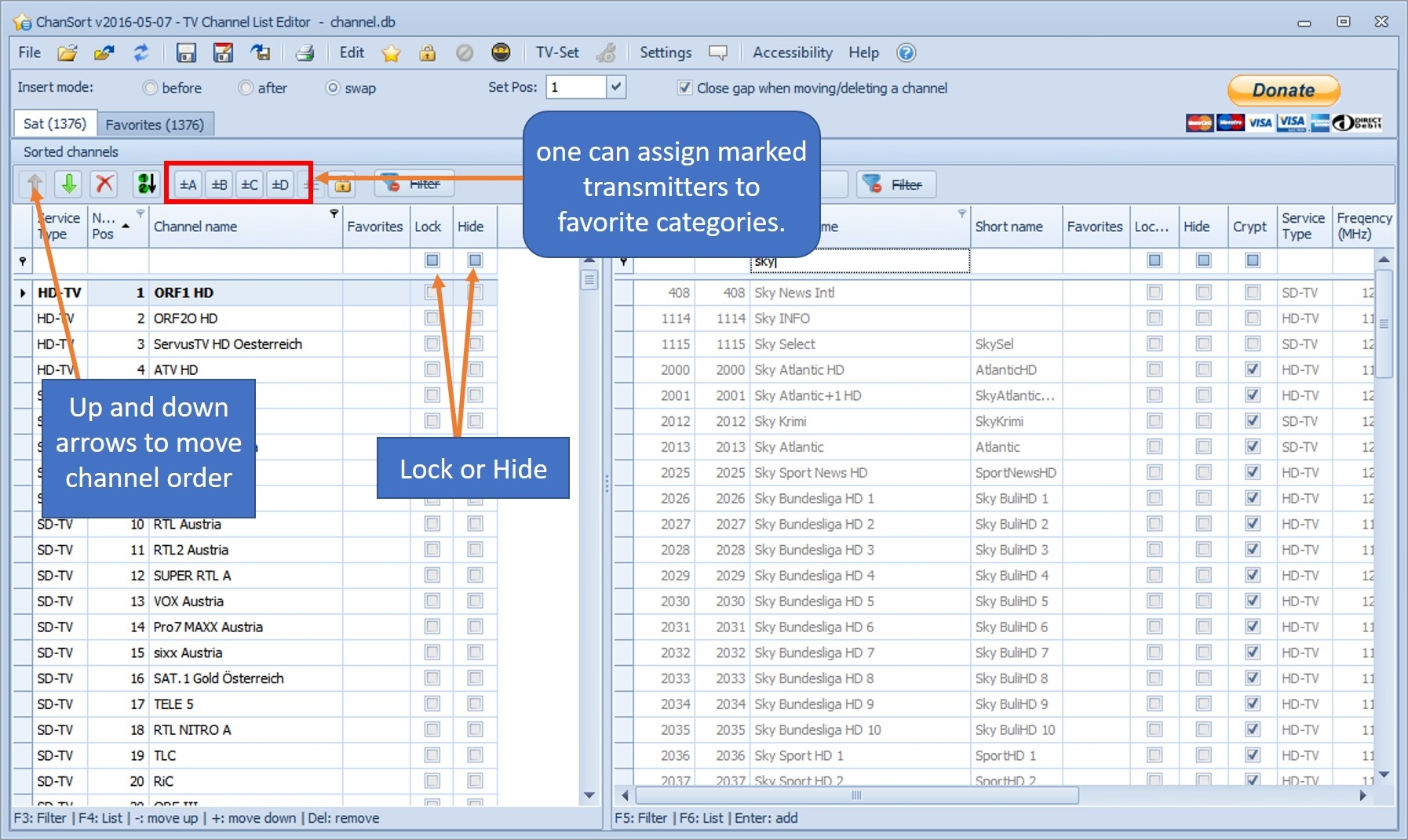 ChanSort An Open Source Samsung Channel List PC Editor Tool