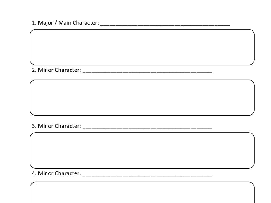 Character Analysis Worksheets Describing Character Analysis Worksheets