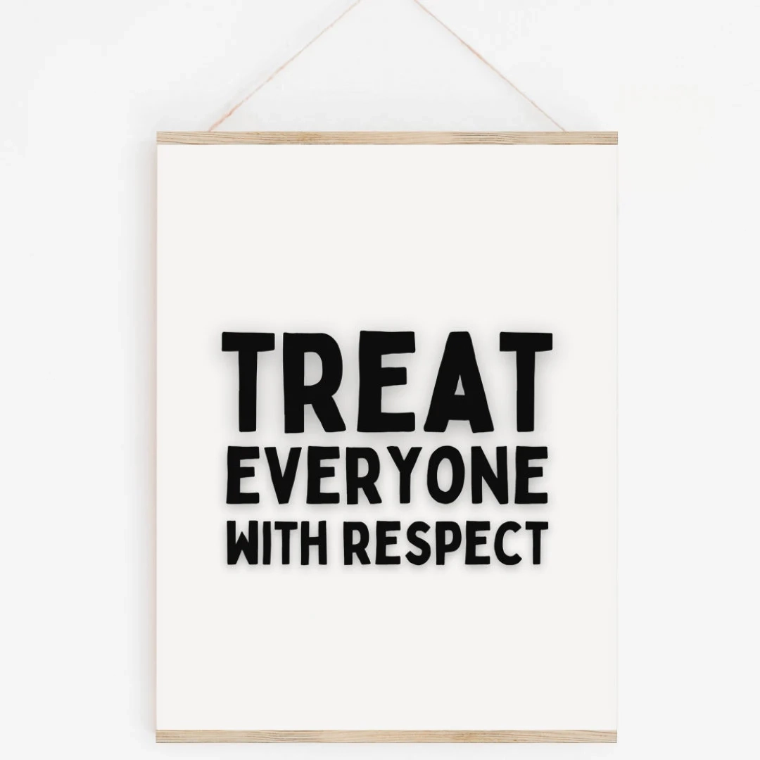 Printable Respect Sign Respect