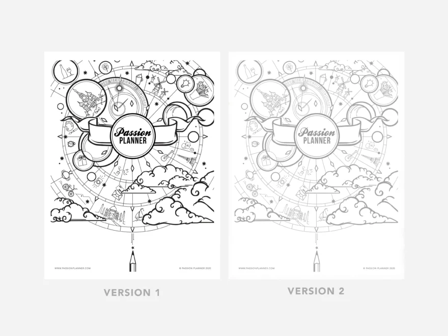 Coloring Pages PDF Free Printable Passion Planner