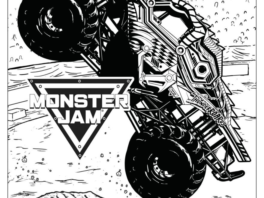 Coloring Sheets Monster Jam