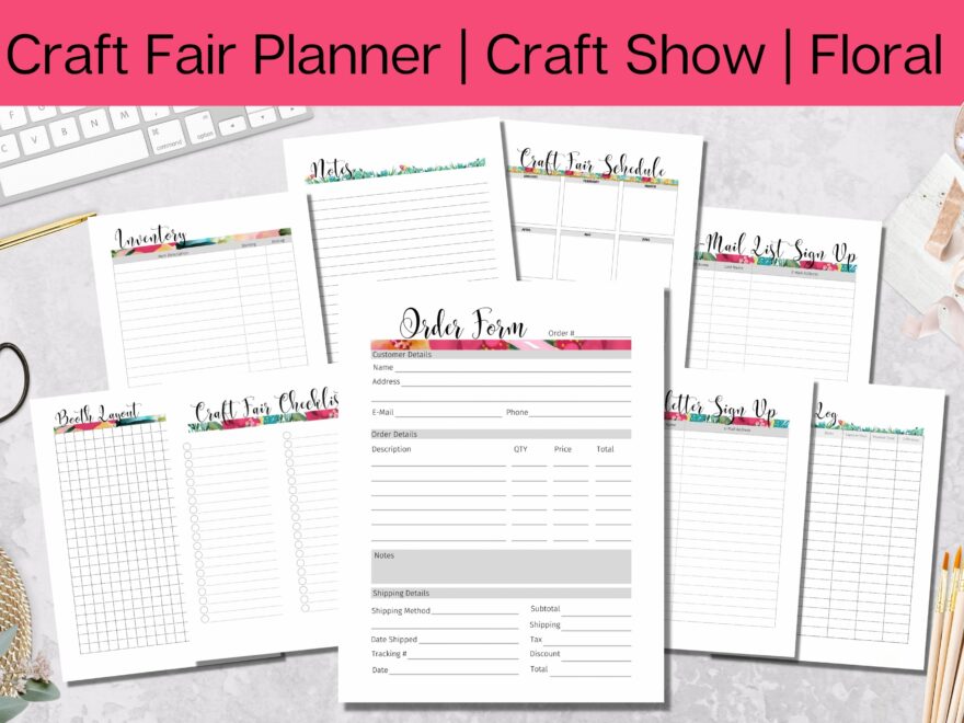 Craft Fair Planner Craft Show Checklists Printable