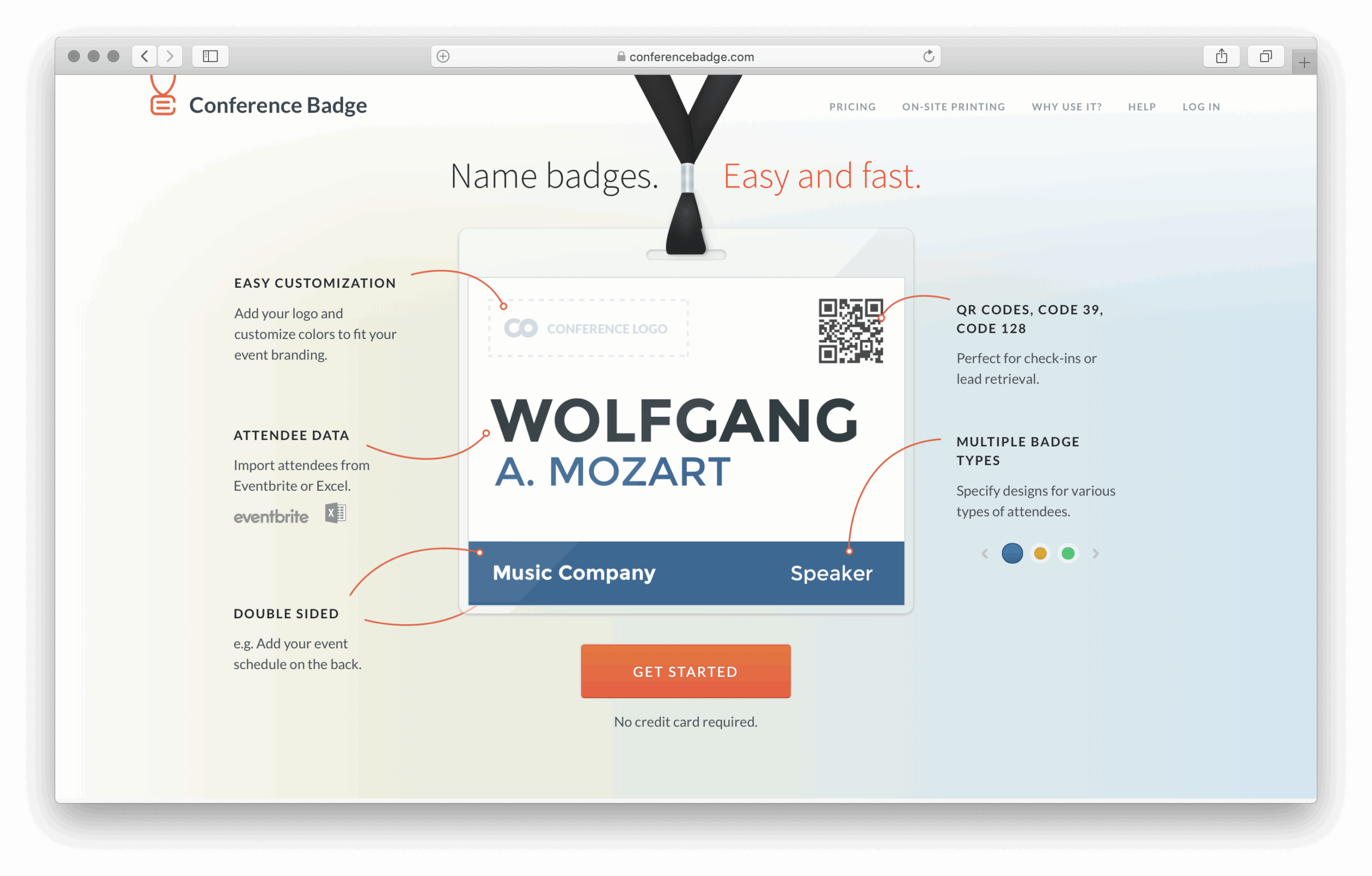 Custom Badges Eventbrite App Marketplace