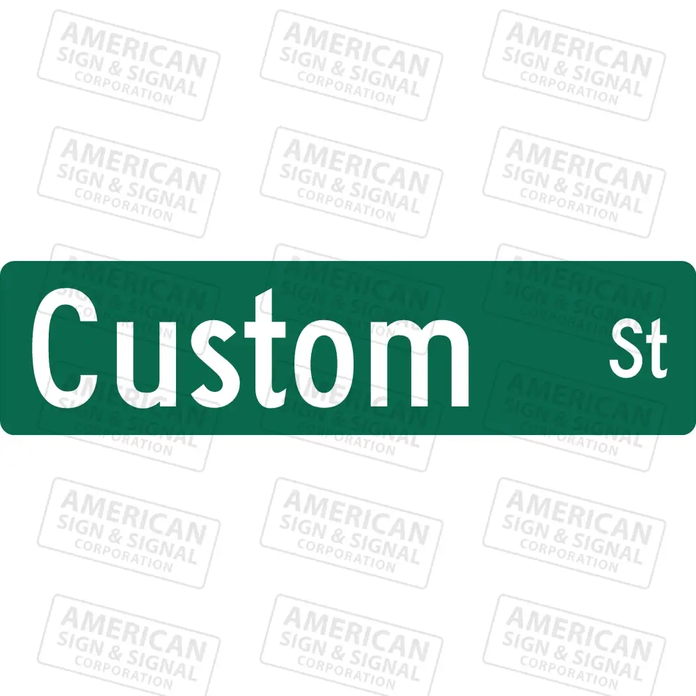 Free Printable Street Sign Template