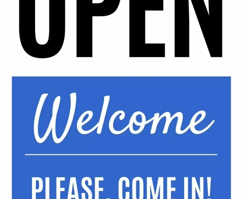 Customizable Open Closed Signs To Print