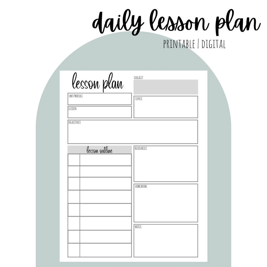 Resources Access-Pinterest Planner Printable-Teacher