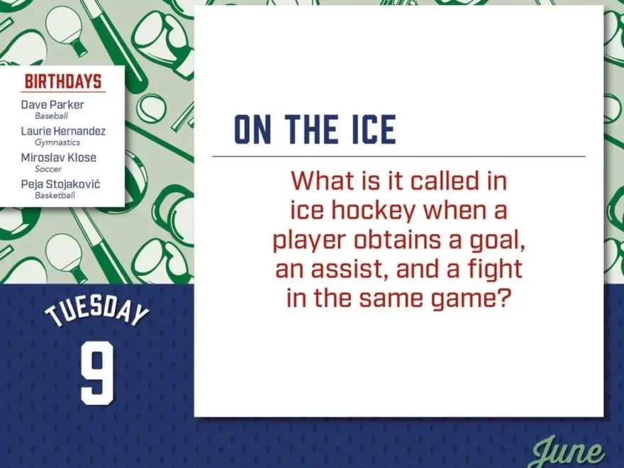 Daily Sports Trivia 2026 Page a Day Desk Calendar Calendars