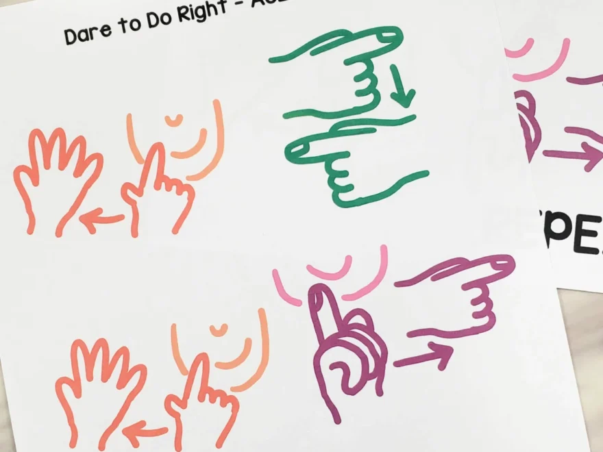 Dare To Do Right Sign Language Primary Singing