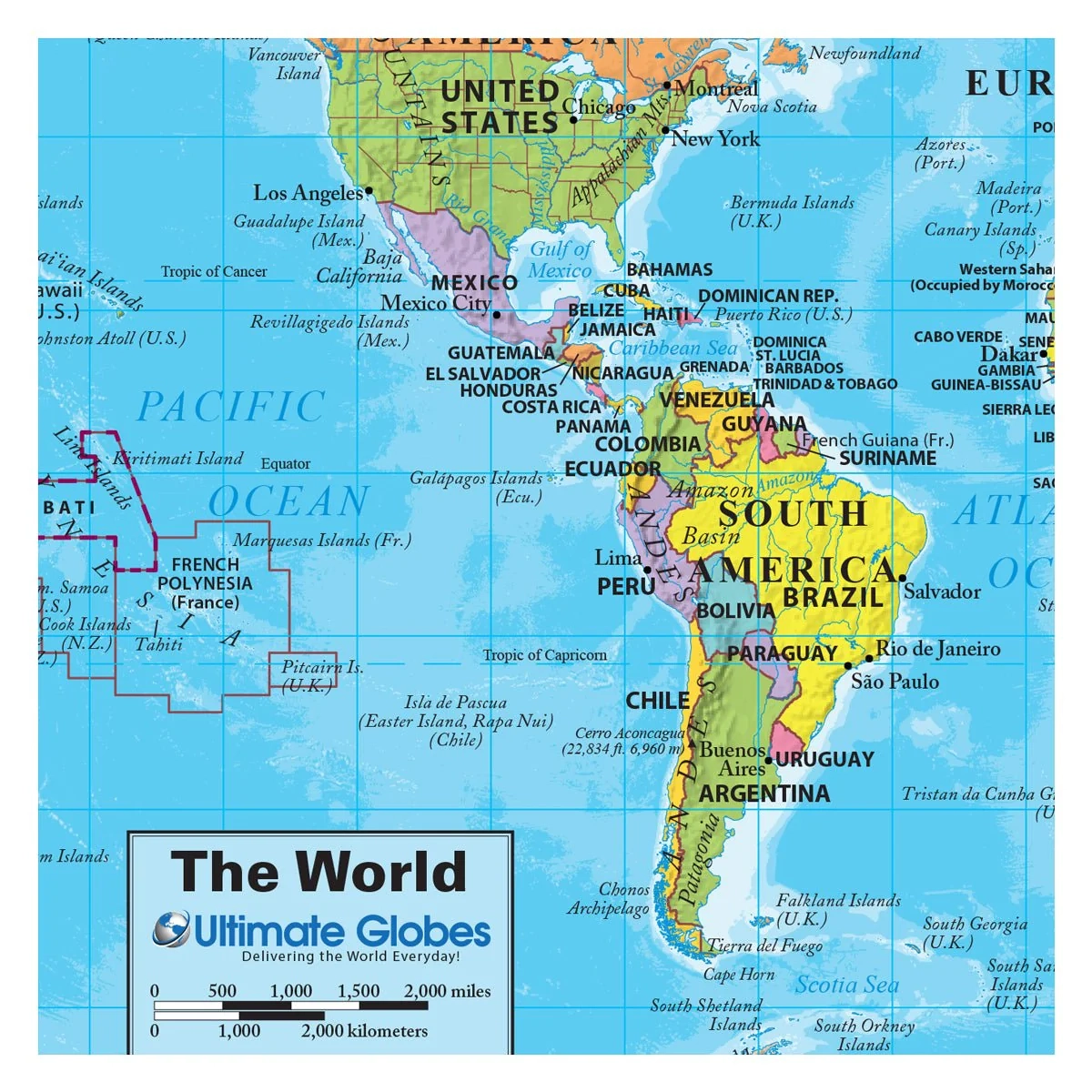 Personal Planner World Map Printable
