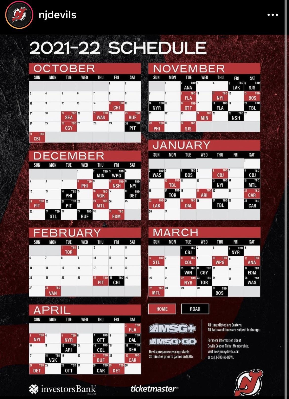 Devils Tickets New Jersey Devils Home Game Schedule New Jersey Devils Schedule Printable Top