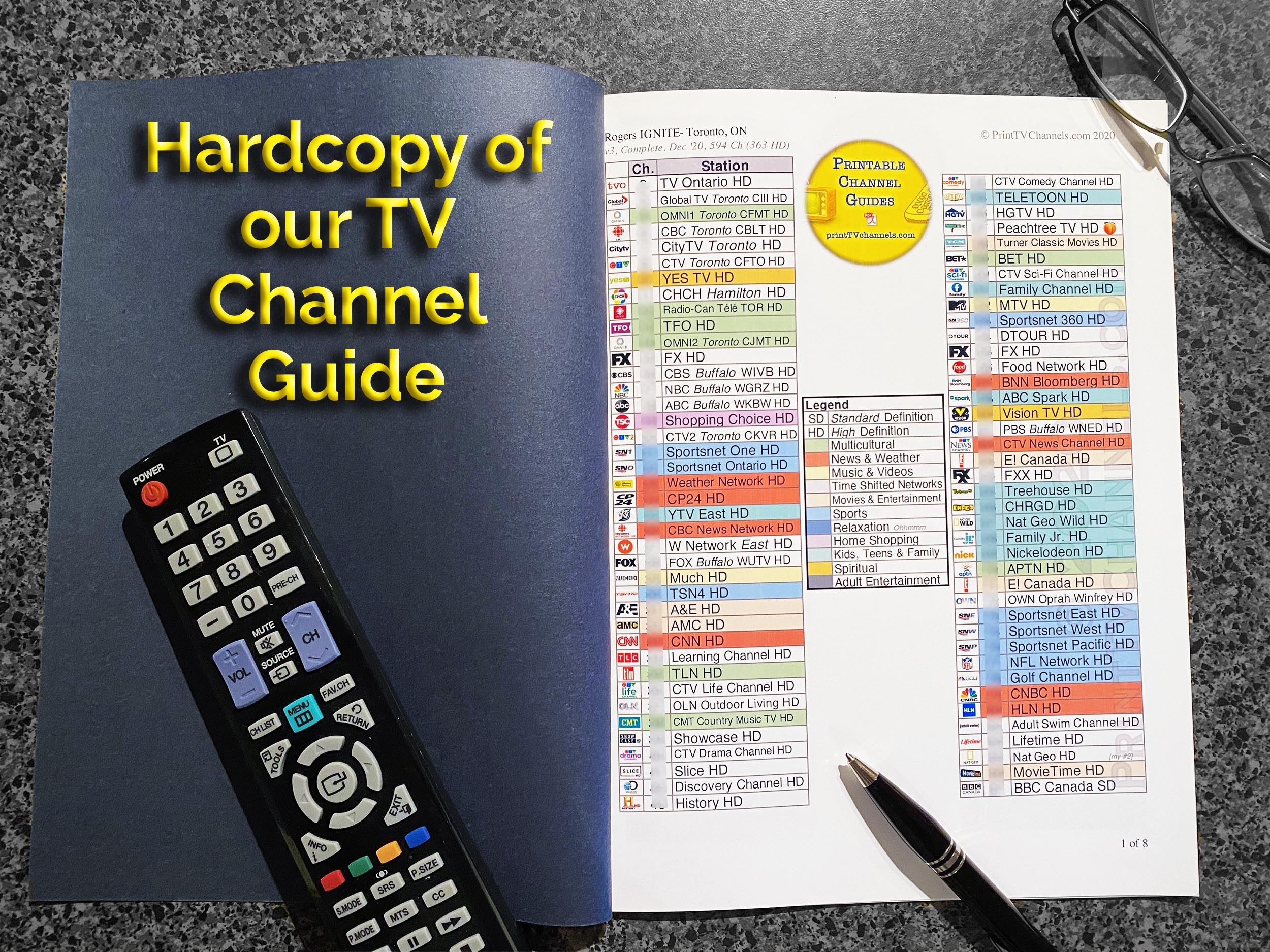 DirecTV Channel Lineup HD 4K Channels Free PDF To Print 