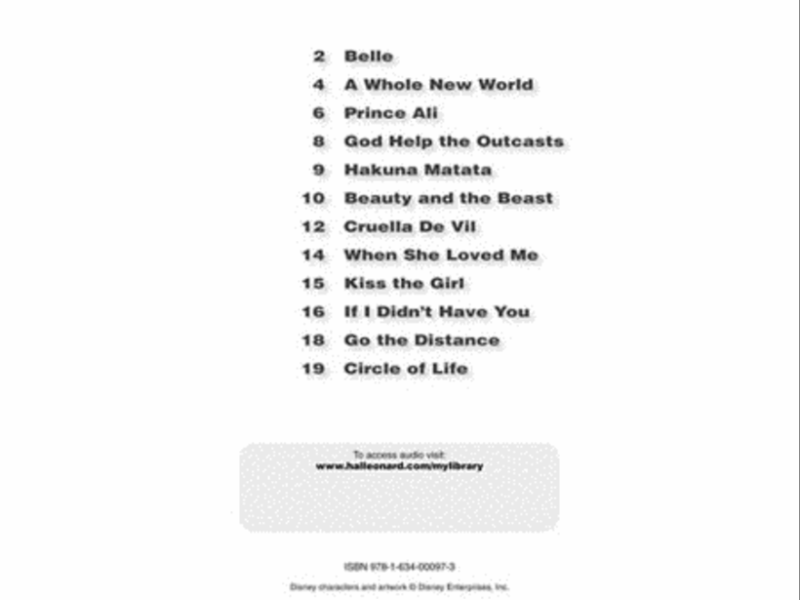 Disney Movie Hits For French Horn By Various Collection Songbook Sheet Music Sheet Music Plus