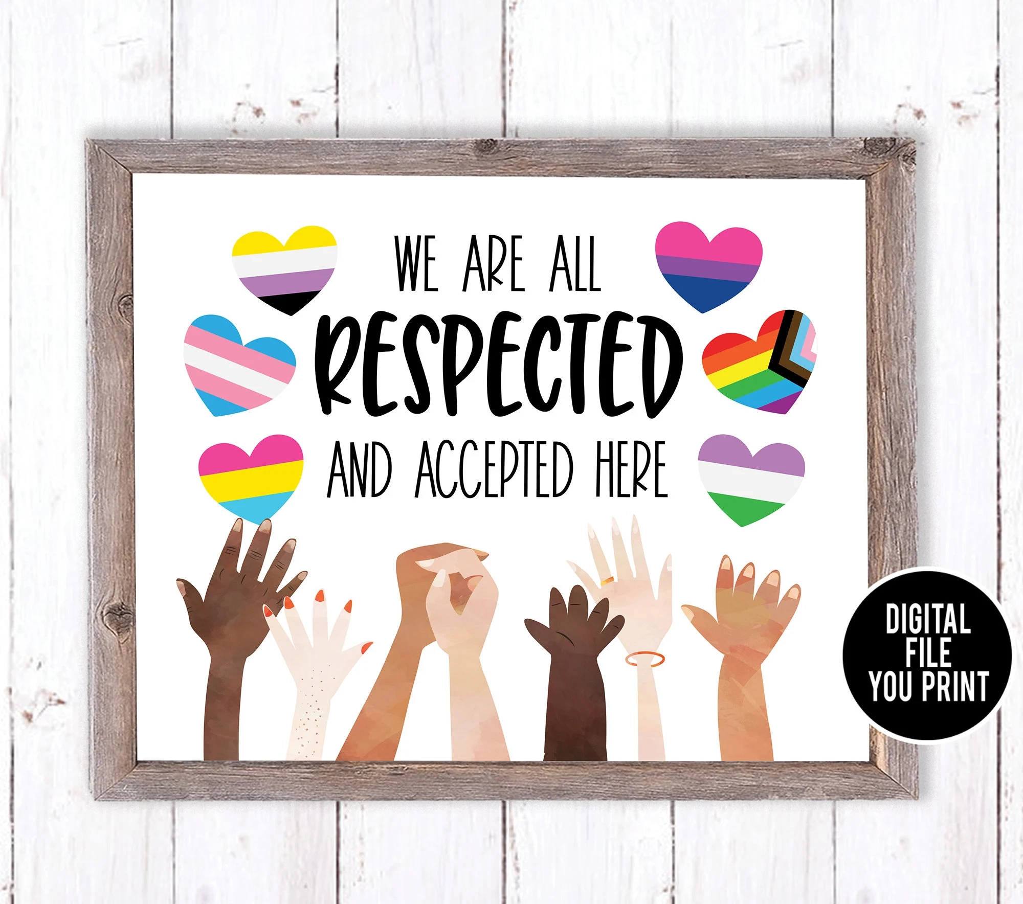 Easily Printable Lgbtq Support Signs