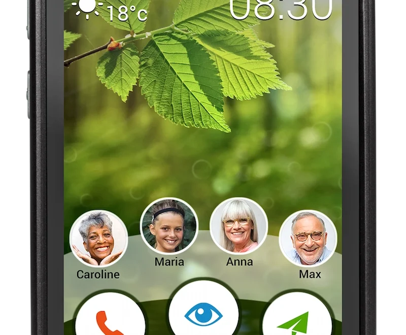 Doro Introduces The 8030 A Smart Phone For Older People Offers Remote Support Tech Digest