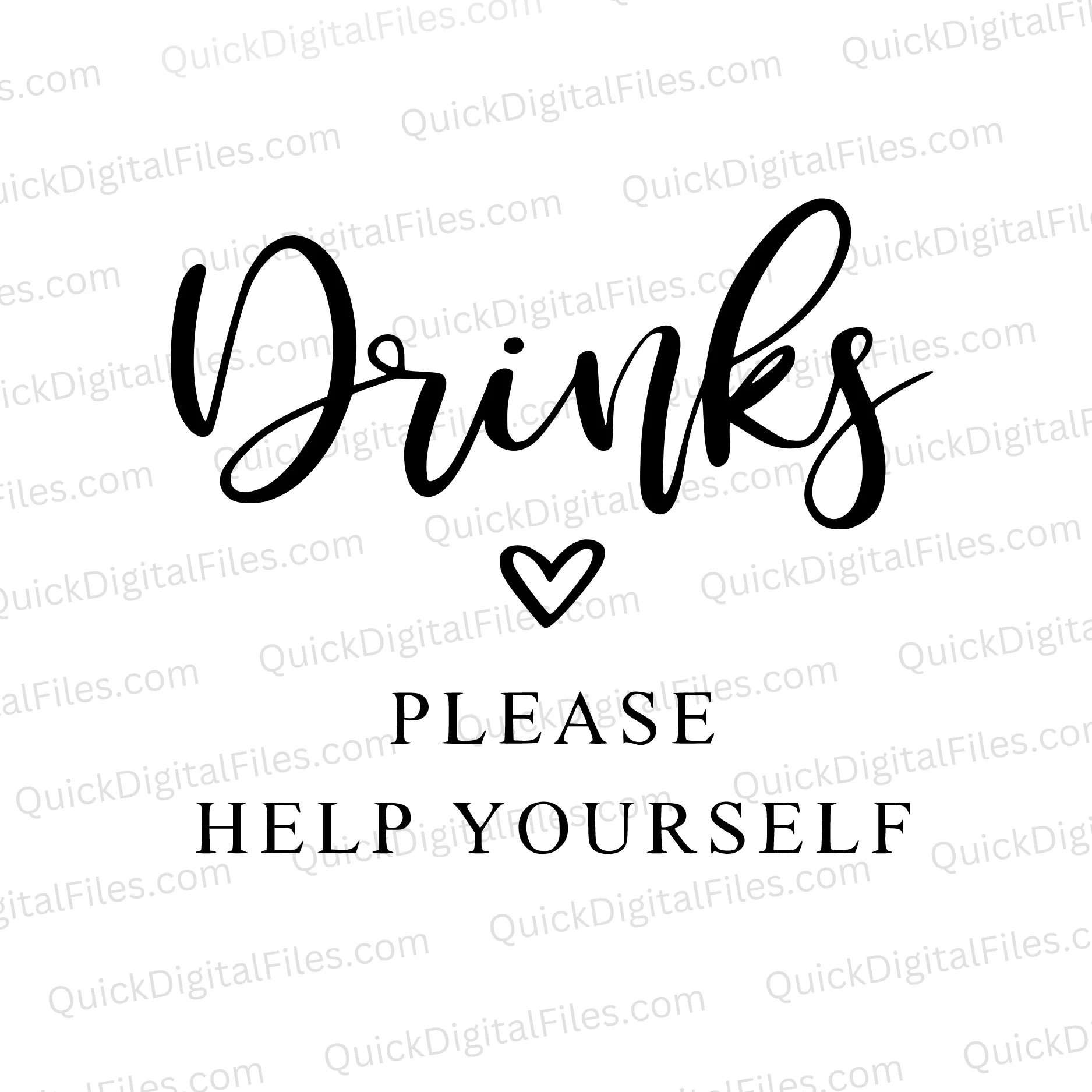 Please Help Yourself Printable Sign