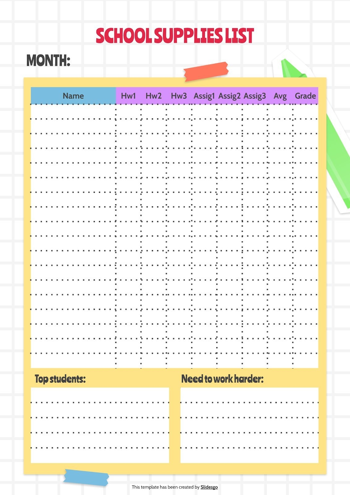 Dutlo Sticky Notes Style List Of Materials Books