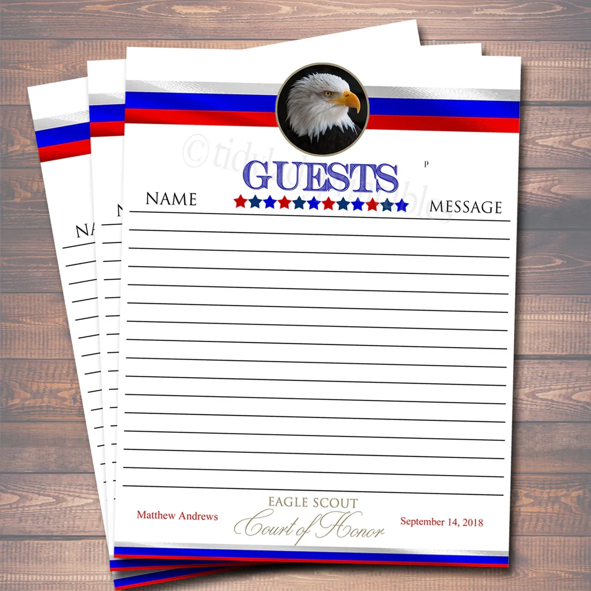 Eagle Scout Court Of Honor Guest Book Page Eagle Scout Guestbook Boy TidyLady Printables Eagle Scout Court Of Honor Guest Book Page Eagle Scout Guestbook Boy TidyLady Printables