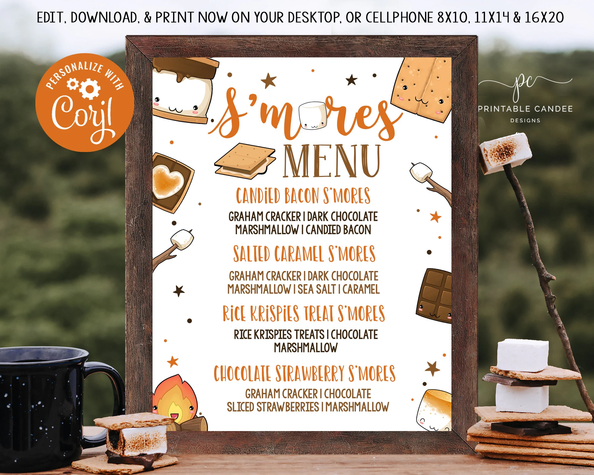 Smores Bar Sign Free Printable Smores Bar Sign Free Printable