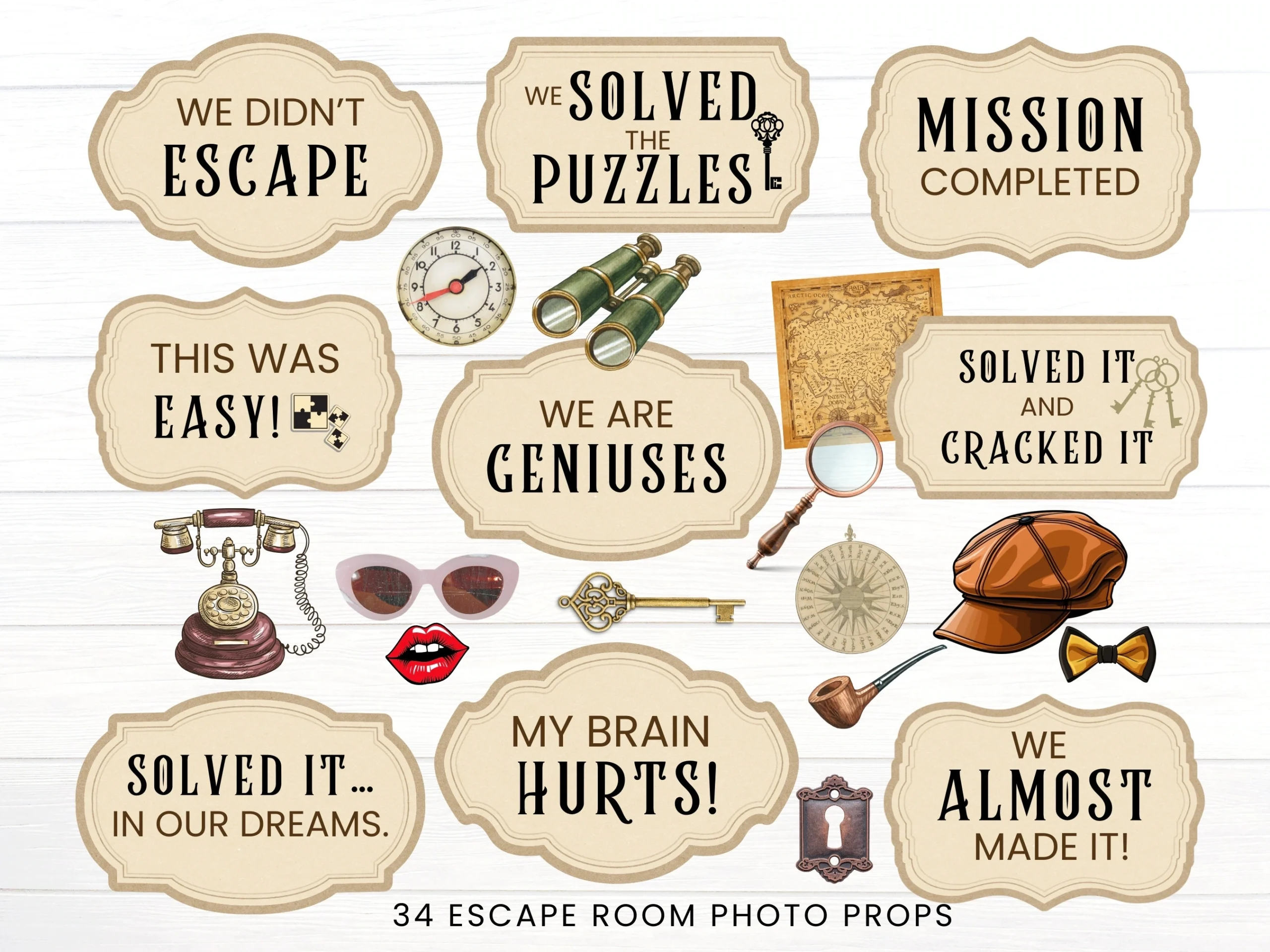 Escape Room Printable Sign Escape Room Printable Sign