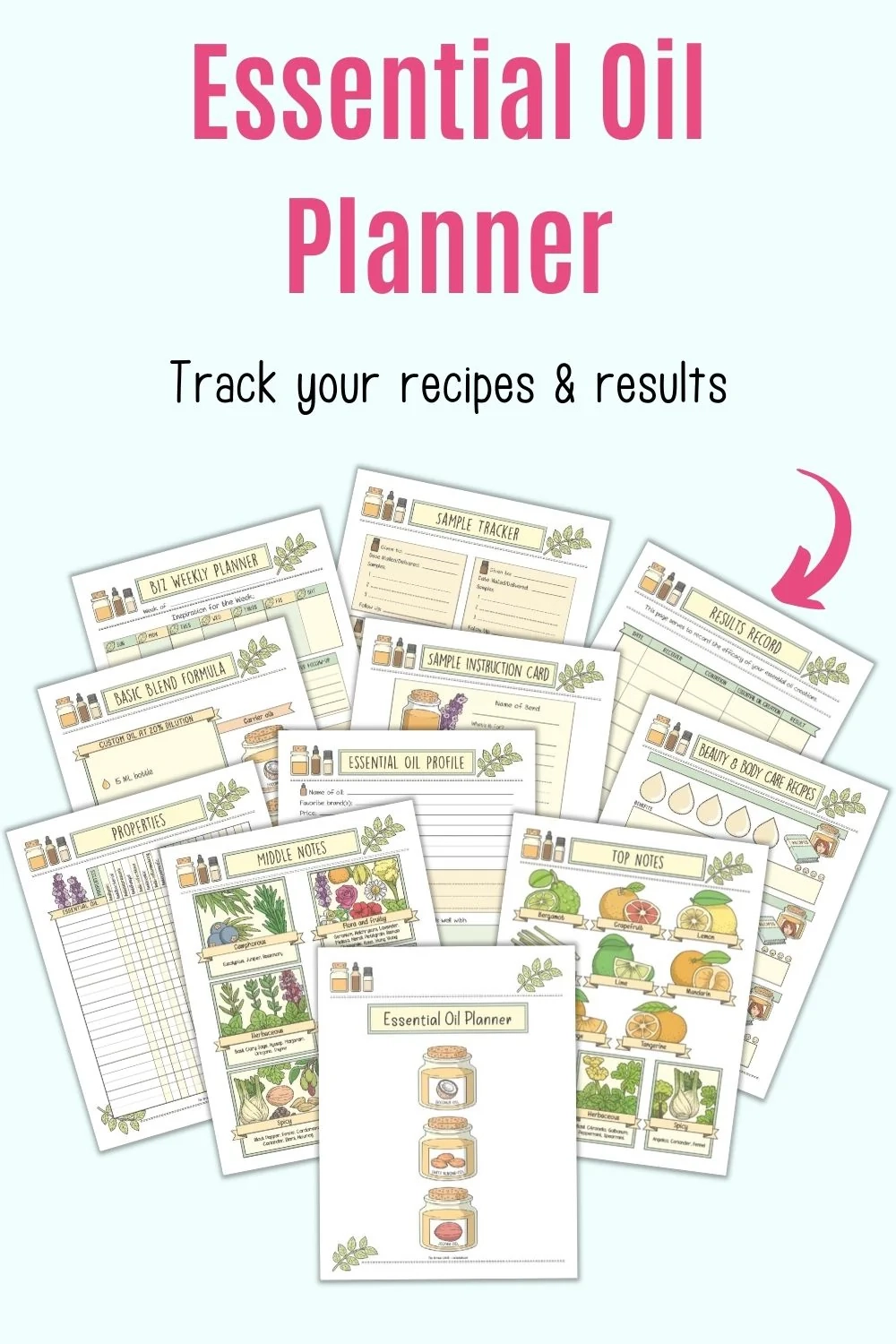 Young Living Printable Planner