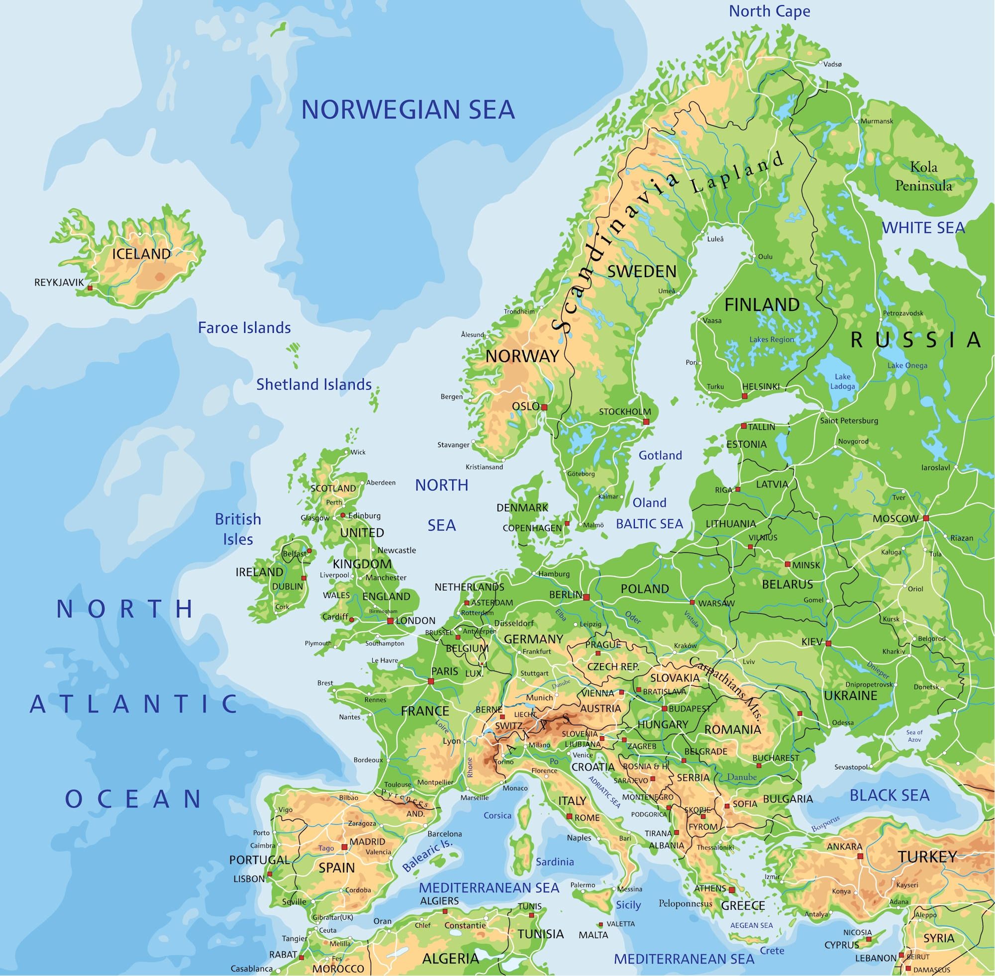 Europe Map Quiz