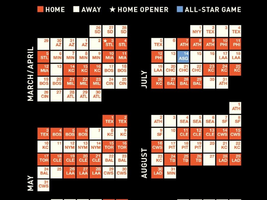 Evan Petzold On X Here s The 2026 Schedule For The Tigers Opening Day Is March 26 Vs The Padres At Petco Park The Home Opener Is April 3 Vs The Cardinals At