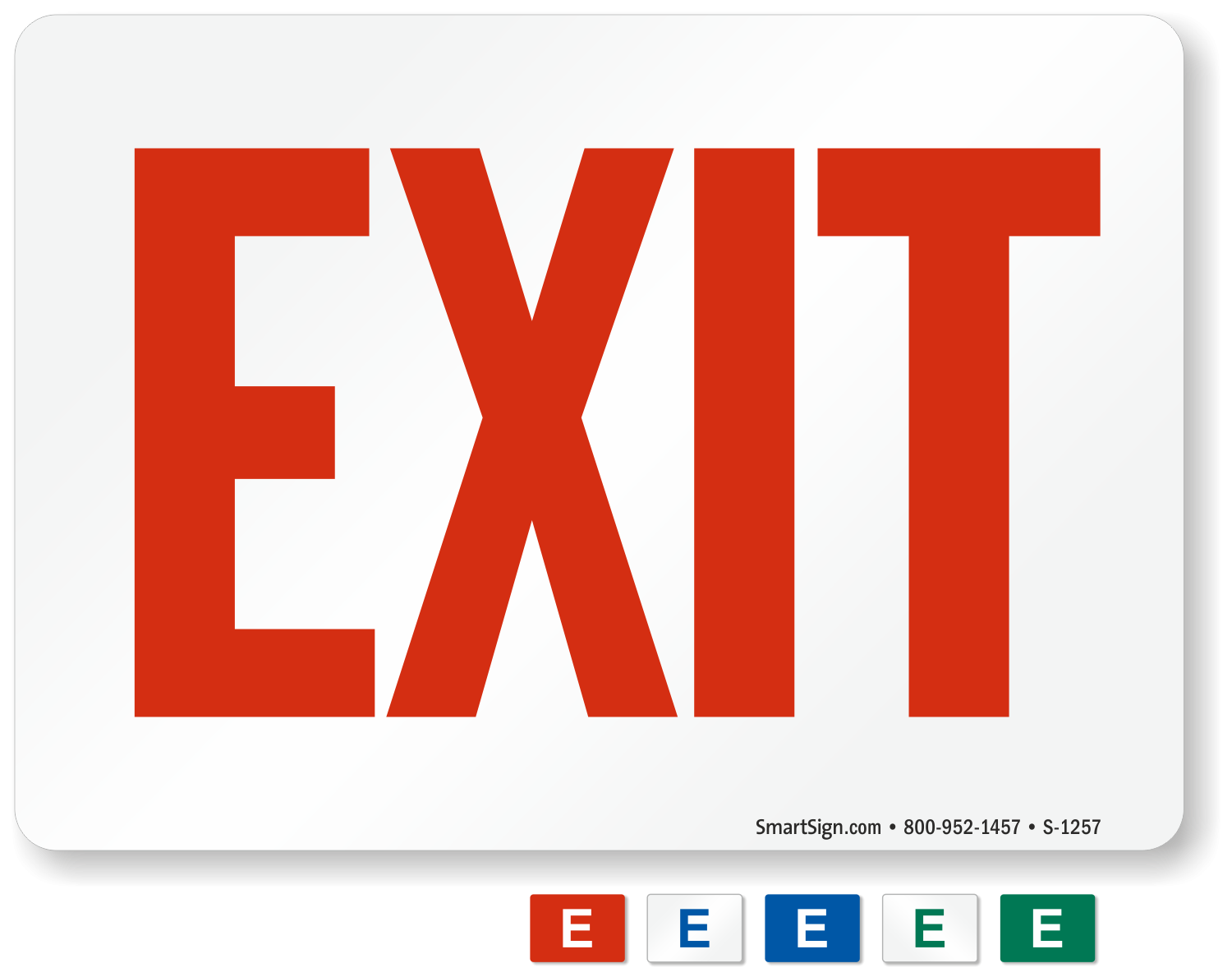 Entrance And Exit Printable Signs
