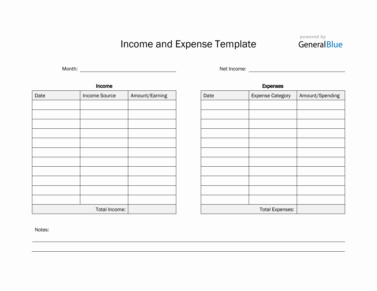 Expense Templates
