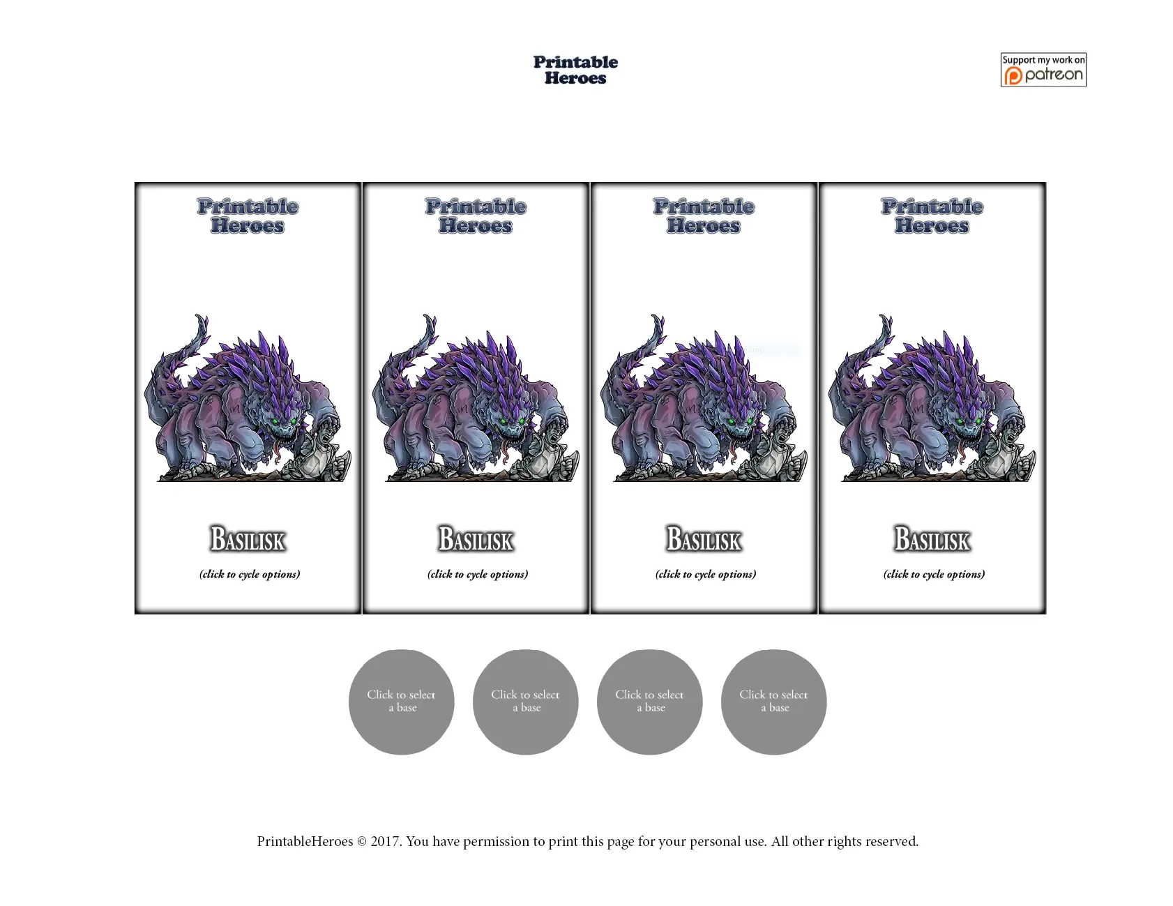 FAQ PrintableHeroes