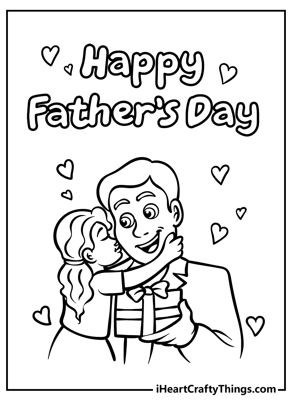Fathers Day Printable Coloring Sheets