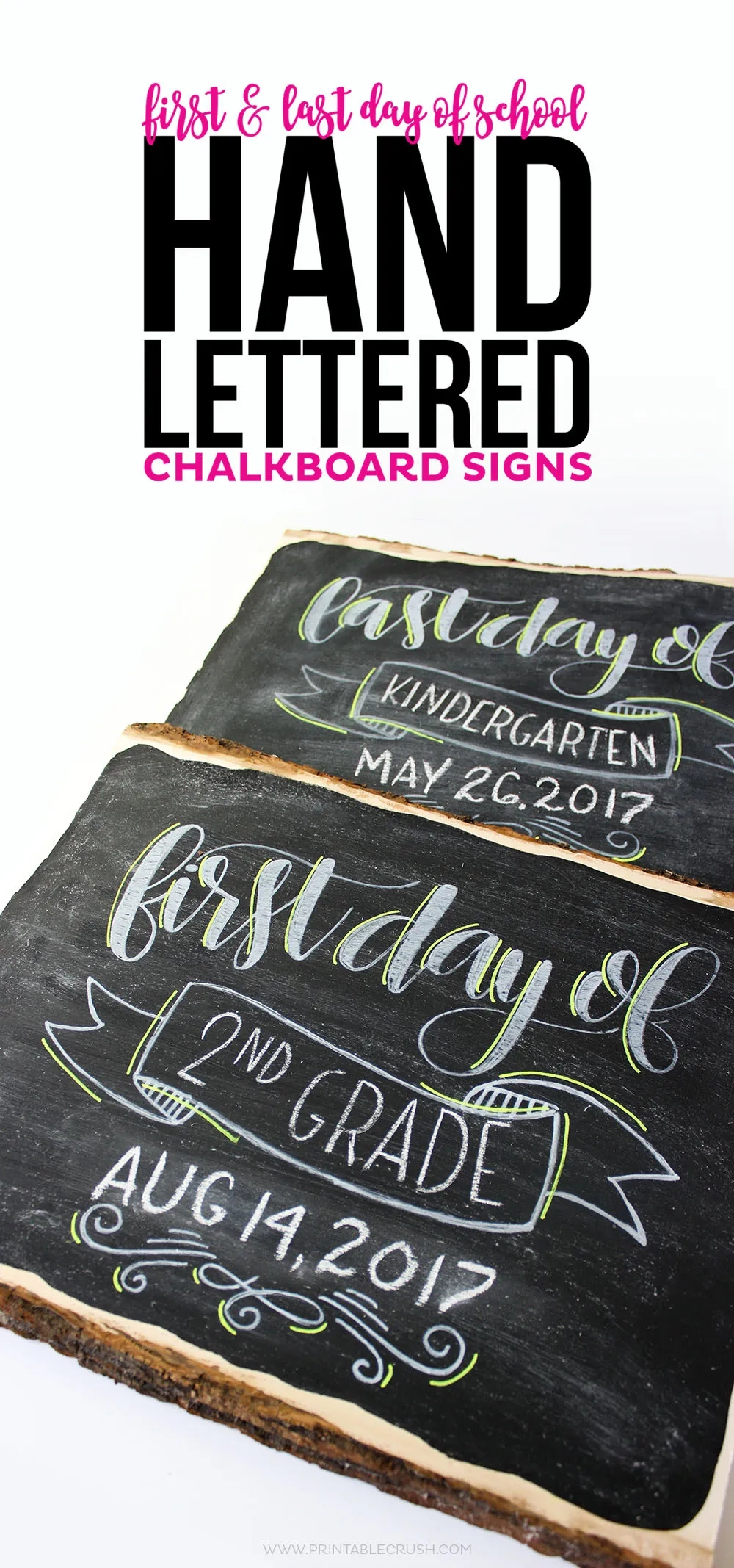 Free Editable Printable Chalkboard Signs