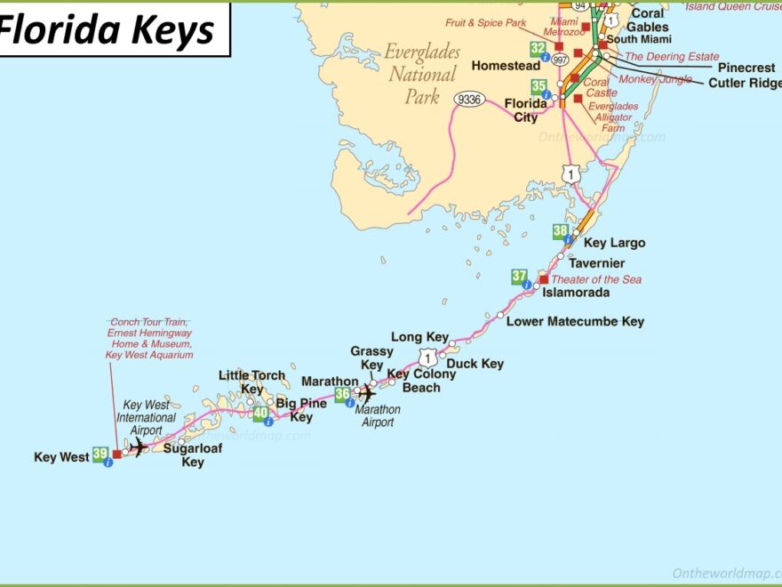 Florida Keys Map U S Maps Of Florida Keys