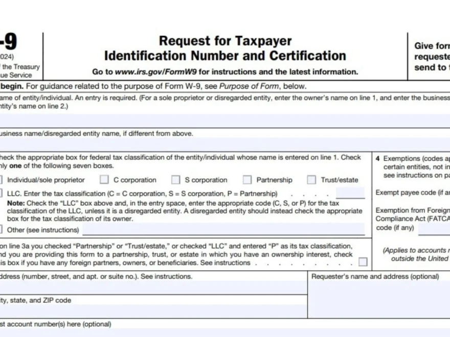 Form W 9 Instructions 2025 2026