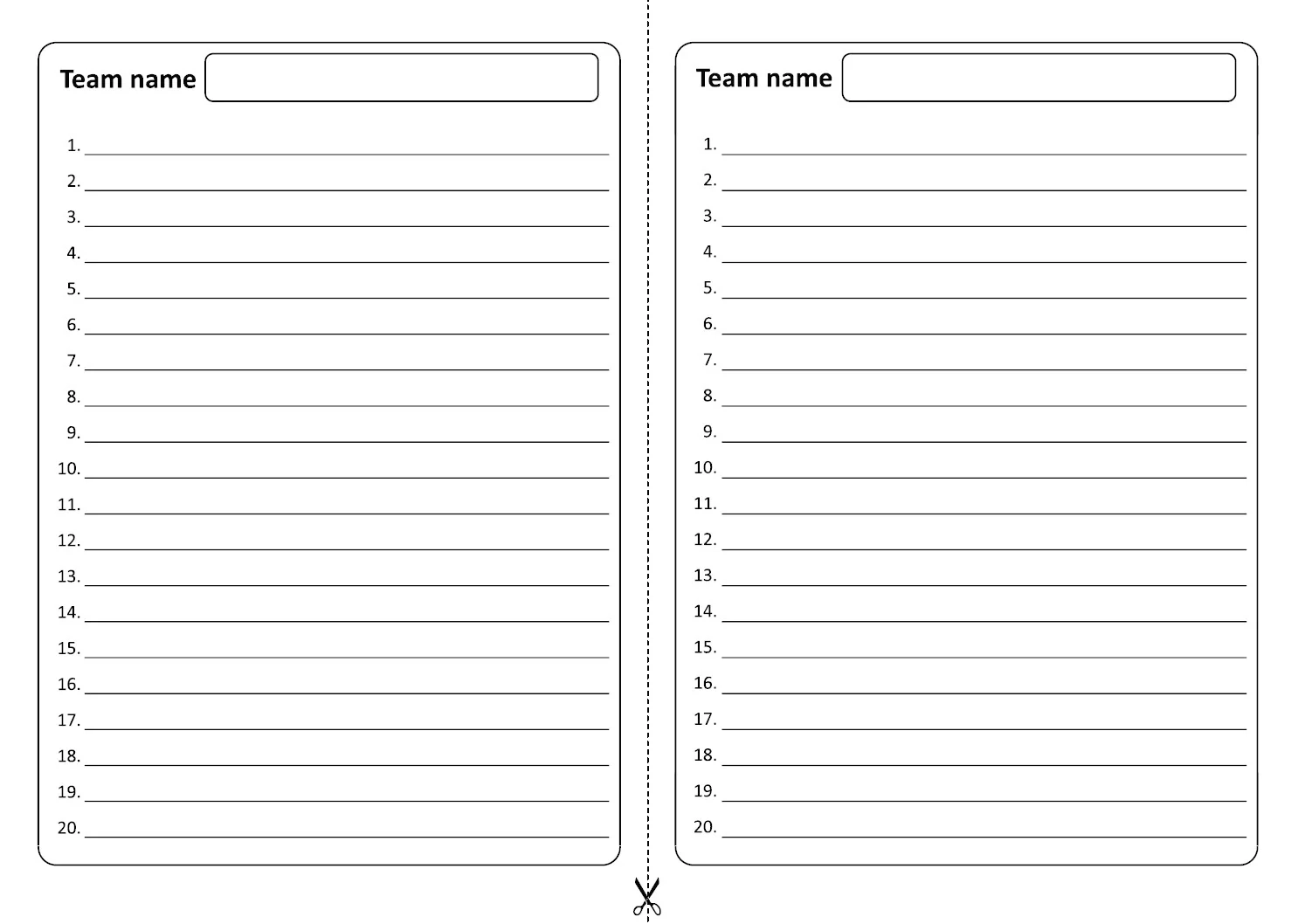 Create A Quiz Printable