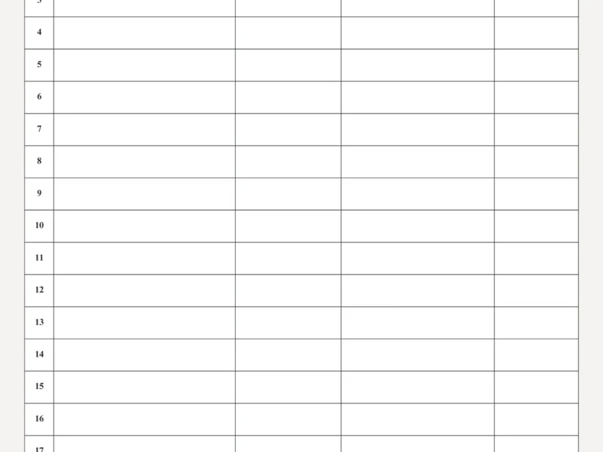 Free And Customizable Sign Up Sheet Templates