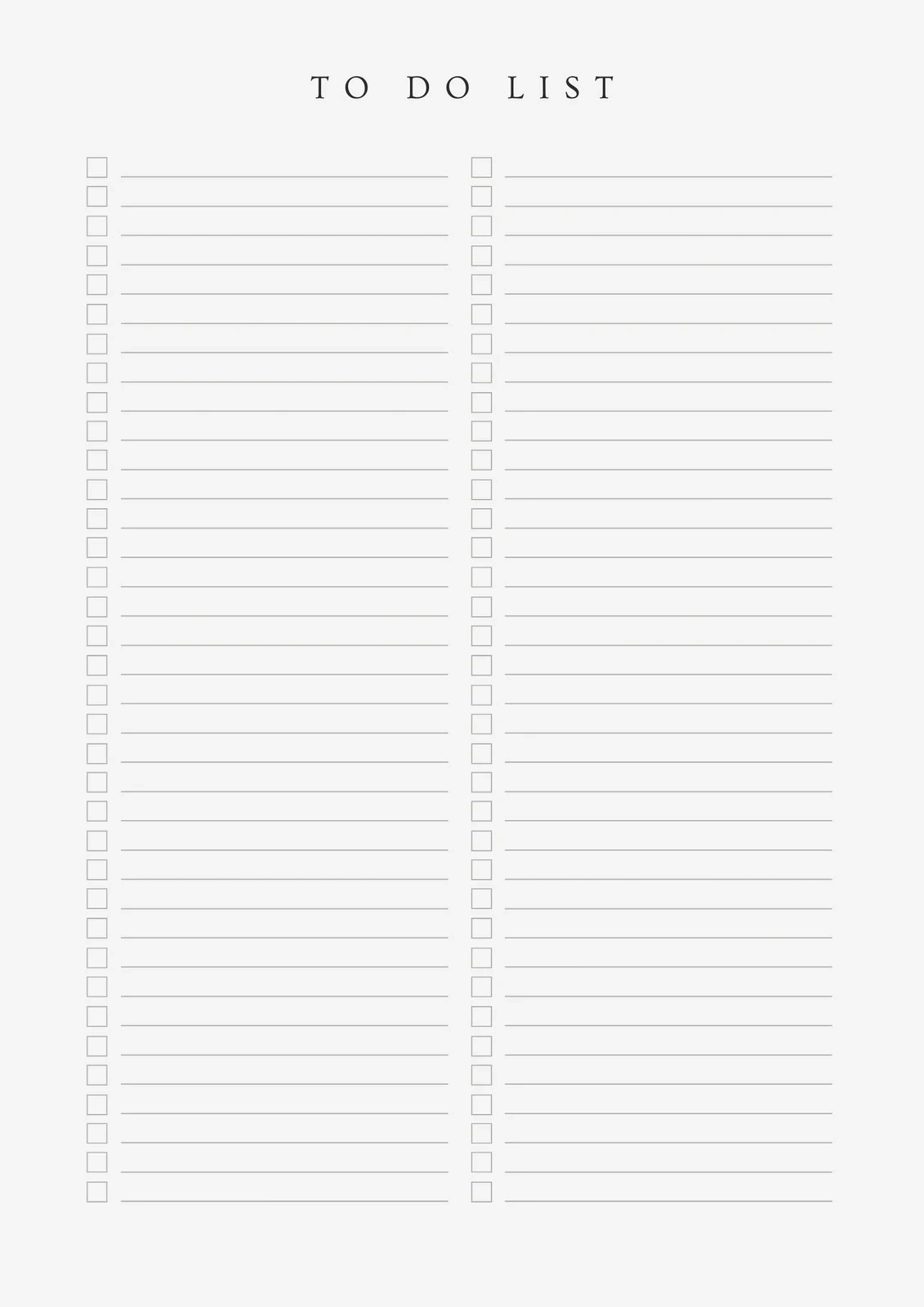 Free And Customizable To Do List Templates