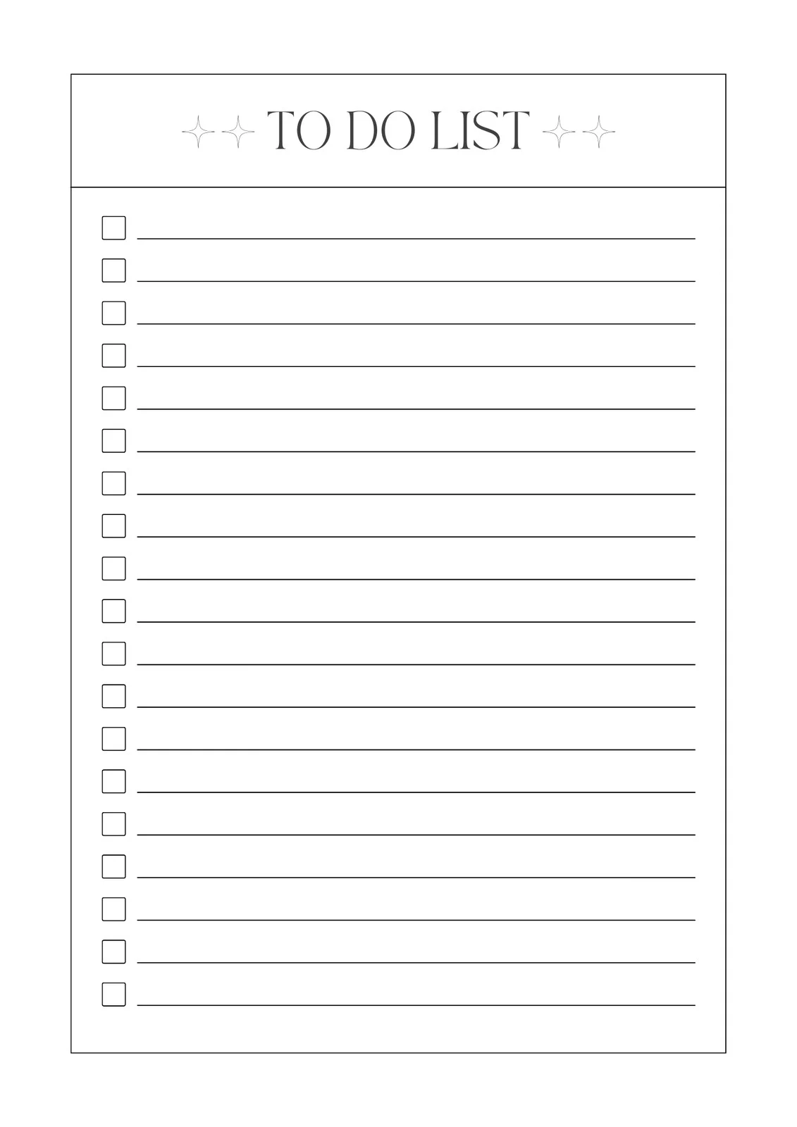 Free And Customizable To Do List Templates