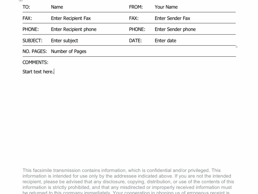 Free Blank Hipaa Fax Coversheets WestFax