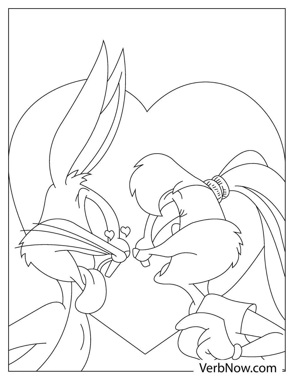 Free BUGS BUNNY Coloring Pages For Download Printable PDF 