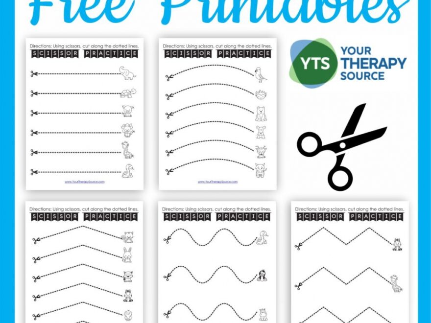 Free Cutting Worksheets For Fine Motor Skills Your Therapy Source