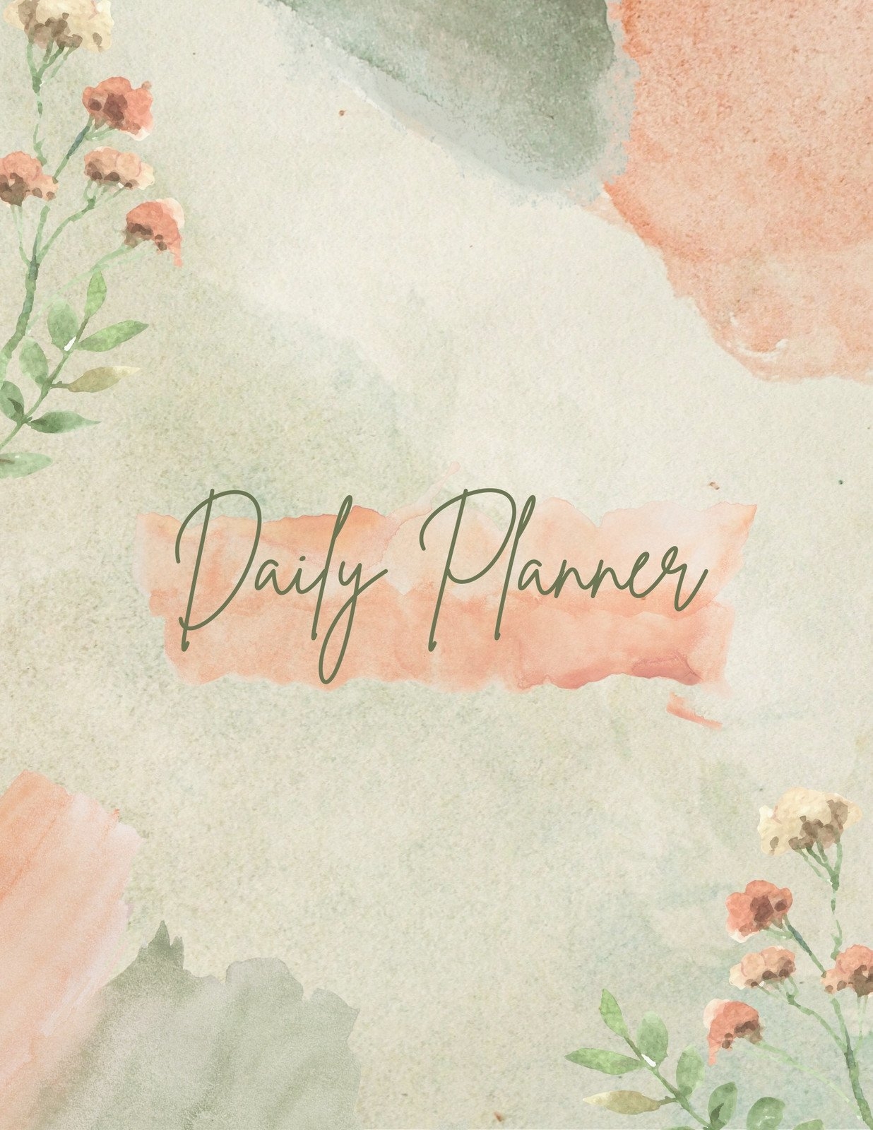 Free Editable Printable Planner Covers
