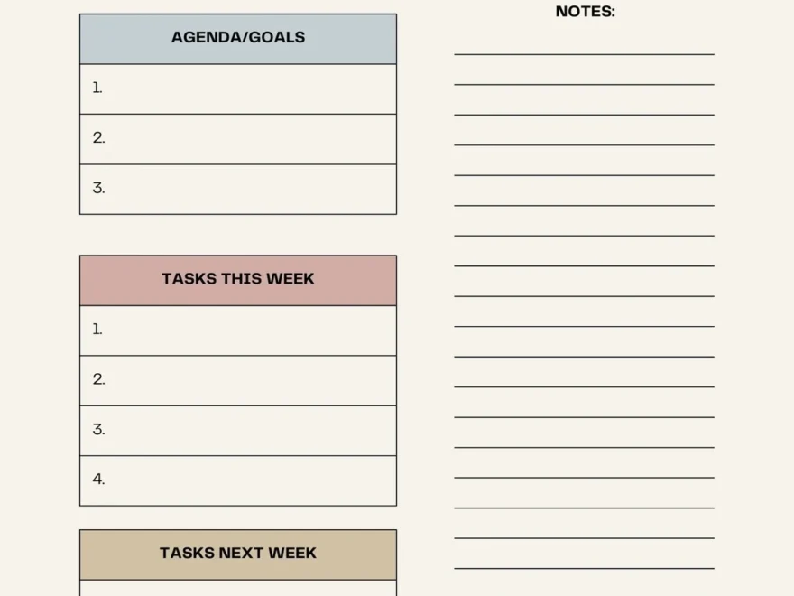 Free Editable Printable Meeting Minutes Templates Canva