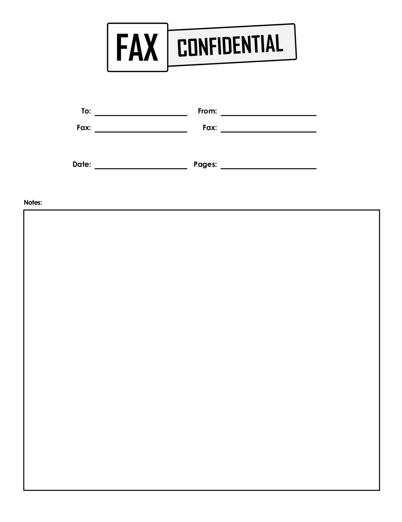 Fax Cover Sheet Printable With Privacy Fax Cover Sheet Printable With Privacy