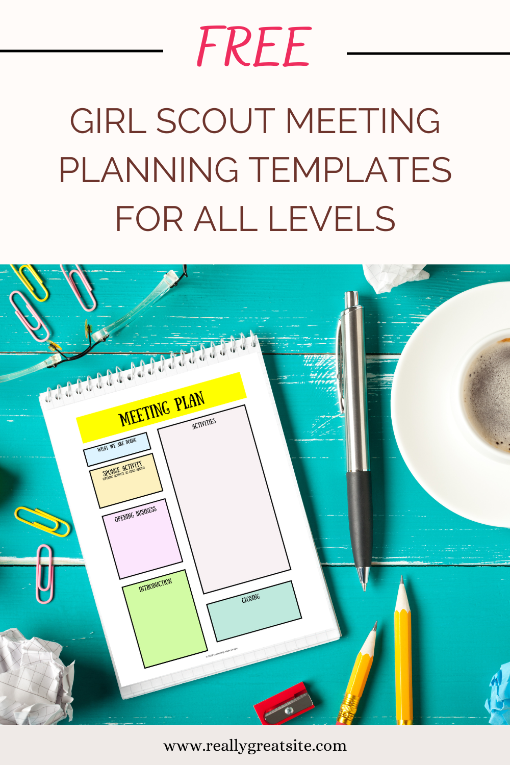 Girl Scout Planner Printables